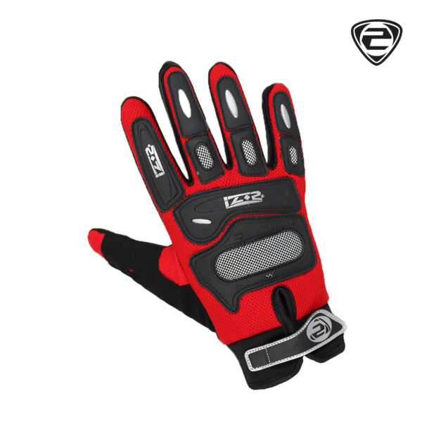 IZ 213 Glove Red Black Front Side