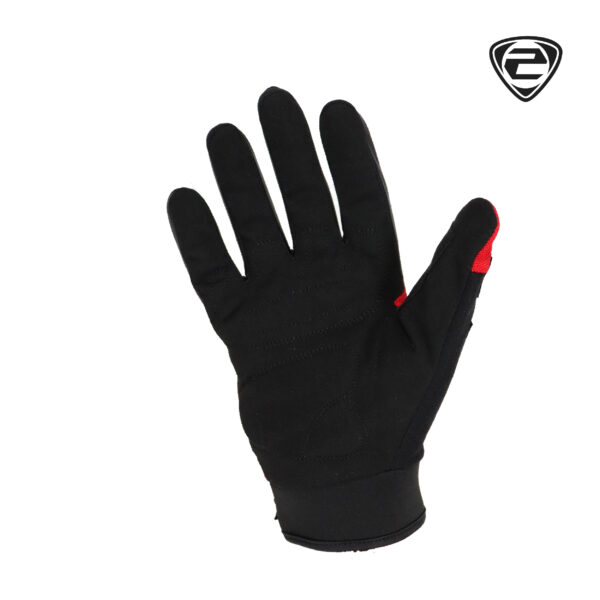 IZ 213 Glove Red Black Back Side